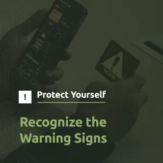 Recognize the warning signs of fraud